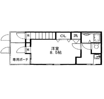 東京都足立区千住大川町 賃貸アパート 1K