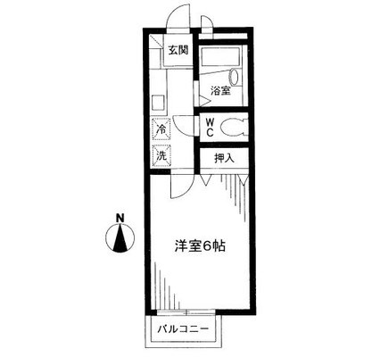 東京都練馬区中村２丁目 賃貸アパート 1K