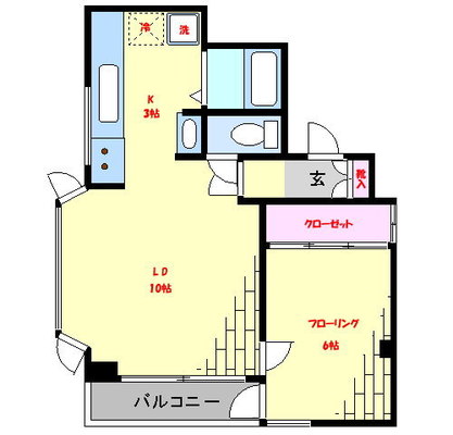 東京都豊島区北大塚1丁目 賃貸マンション 1LDK