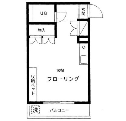 東京都文京区小日向２丁目 賃貸アパート 1R