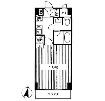 東京都豊島区池袋3丁目 賃貸マンション 1K