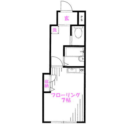 東京都豊島区目白2丁目 賃貸マンション 1R