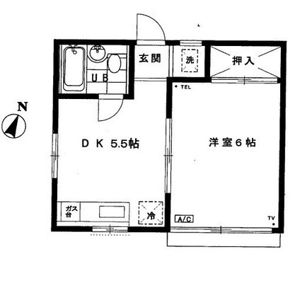 東京 アパート 1DK