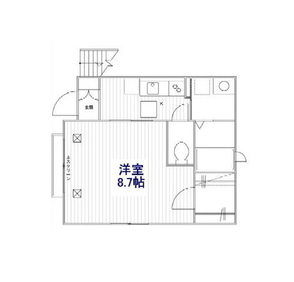 東京 アパート 1K