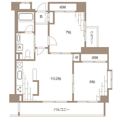 東京 マンション 2LDK