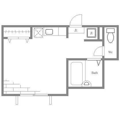 東京 アパート 1R
